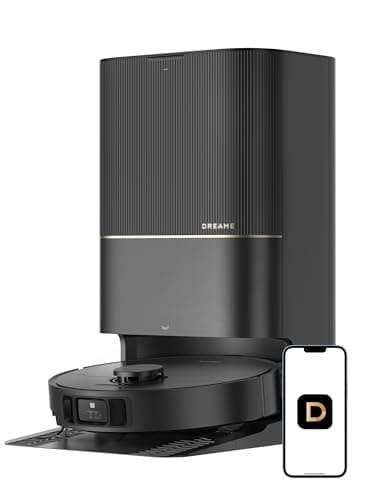 DREAME X40 Ultra Robotic Vacuum with Removable & Liftable Mop, 12,000Pa Suction, Side Brush Extensive Cleaning, 158°F Mop & Washboard Self Cleaning, Auto-Empty, Auto Refill, liftable Brushes - Image 1