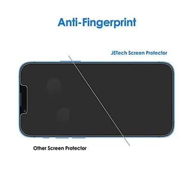JETech Privacy Screen Protector for iPhone 16e 2025, iPhone 13/13 Pro 6.1-Inch, Anti Spy Tempered Glass Film, 2-Pack - Image 7