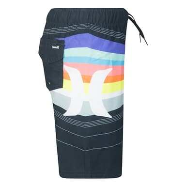 Hurley Boys' Pull On Swim Trunks, Multi/Black, S - Image 5