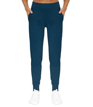 THE GYM PEOPLE Women's Joggers Pants Lightweight Athletic Leggings Tapered Lounge Pants for Workout, Yoga, Running Dark Blue Green - Image 7