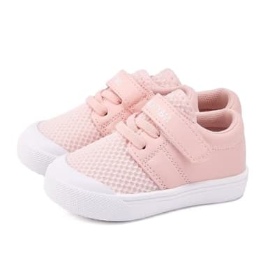 Toddler Walking Shoes First Boy Girl Walker Barefoot Sock Tennis Mesh Sneakers Breathable Pink 2-2.5 Years Size 7 Toddler - Image 3