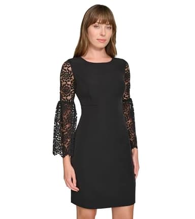 Tommy Hilfiger Women's Dresses Sheath,Black,6 - Image 7