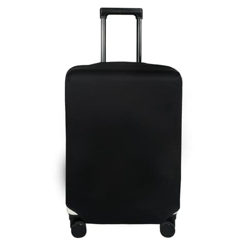 Explore Land Travel Luggage Cover Suitcase Protector Fits 27-30 Inch Case (Black, L) - Image 1