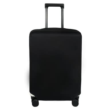 Explore Land Travel Luggage Cover Suitcase Protector Fits 27-30 Inch Case (Black, L) - Image 1