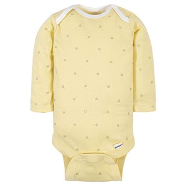 GerberUnisex Baby6 Pack Long-Sleeve Onesies BodysuitWords Grey12 Months - Image 4