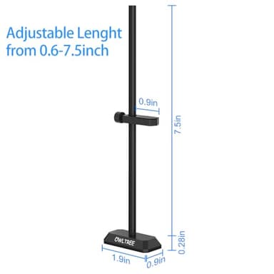 GPU Support Bracket, GPU Sag Graphics Card Anti Sag Bracket Aluminum Magnet GPU Support Stand 0.6-7.5inch - Image 2