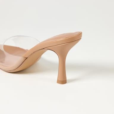 The Drop Women's Mandy Pointed-Toe Heeled Sandal, Clear, 9.5 - Image 4