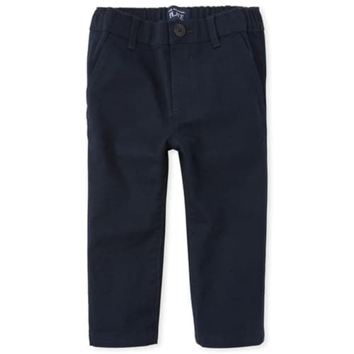 The Children's Place Boys Stretch Chino Pants,New Navy 2 Pack,6 - Image 1