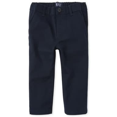 The Children's Place Boys Stretch Chino Pants,New Navy 2 Pack,6 - Image 1