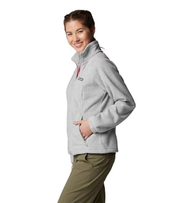 Columbia Womens Benton Springs Full Zip Fleece Jacket, Cirrus Grey Heather, 3X - Image 5
