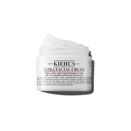 Kiehl's Ultra Facial Cream, with 4.5% Squalane to Strengthen Skin's Moisture Barrier, Skin Feels Softer and Smoother, Long-Lasting Hydration, Easy and Fast-Absorbing, All Skin Types - 1.7 fl oz - Image 1