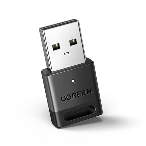UGREEN USB Bluetooth 5.3 Adapter for PC, Plug & Play for Windows 11/10/8.1, Bluetooth Receiver & Transmitter for Keyboard/Mouse/Headphone/Speakers/Printer - Image 1