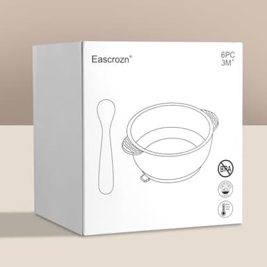 Eascrozn Silicone Baby Feeding Set, 3 Pack Baby Bowls with Suction and 3 Pack Baby Spoons for Babies Toddlers Kids, BPA Free, Baby Utensils Feeding Supplies, Microwave and Dishwasher Safe - Image 7