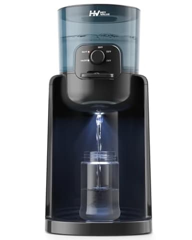 Water Warmer, HEYVALUE Baby Bottle Warmer, Formula Maker with Night Light, 4 Temperature Control & 72H Keep Warm, Detachable Tank, Instantly Dispenses Warm Water, Feed Baby More Easier and Healthier - Image 1