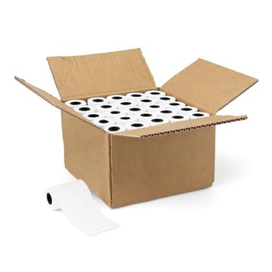 Amazon Basics Thermal Paper Receipt Rolls, 2 1/4" x 50', 50 rolls - Image 1