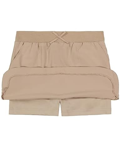 Nautica Big Girls School Uniform Performance Scooter, Khaki, 8 - Image 3