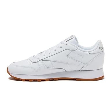 Reebok Classic Leather Sneakers for Women - Black or White Tennis Shoes Womens Size 5 to 12, Footwear White/Pure Grey3/Reebok Gum3, 9.5 - Image 4
