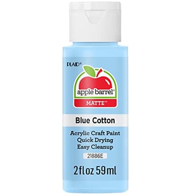 Apple Barrel Blue Cotton paint, 2 oz, 2 Fl Oz - Image 1