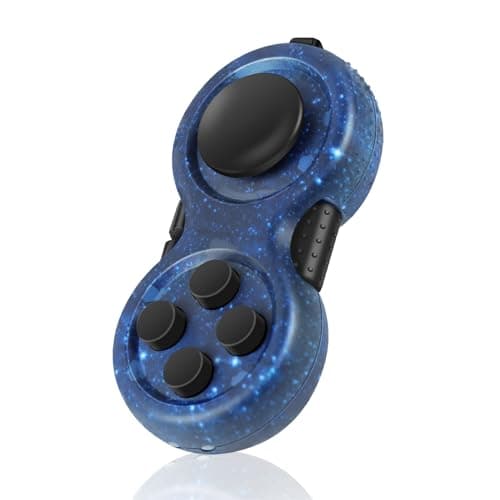 WTYCD Original Fidget Toy Game, Rubberized Classical Controller Fidget Concentration Toy with 8-Fidget Functions and Lanyard - Excellent for Relieving Stress and Anxiety - Image 1