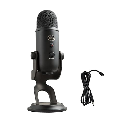 Logitech for Creators Blue Microphones Yeti USB Microphone (Blackout) - Image 1