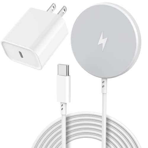 [Apple MFi Certified]Magnetic Wireless Charger Apple Mag Safe Charger,15W 6FT Fast Wireless Charging Pad for Apple iPhone 16 Pro Max/16 Pro/16 Plus/15 Pro Max/14/13/12/AirPods3/2/Pro/Pro2,Charging Pad - Image 1