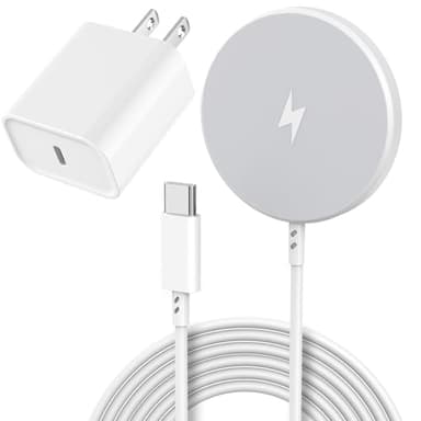 [Apple MFi Certified]Magnetic Wireless Charger Apple Mag Safe Charger,15W 6FT Fast Wireless Charging Pad for Apple iPhone 16 Pro Max/16 Pro/16 Plus/15 Pro Max/14/13/12/AirPods3/2/Pro/Pro2,Charging Pad - Image 1