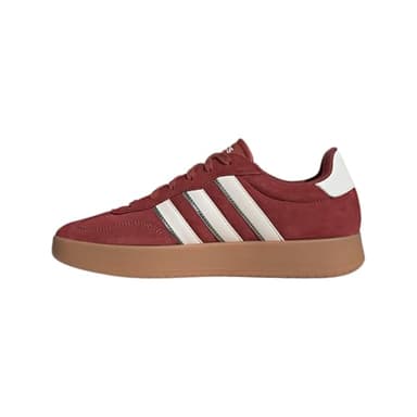 adidas Men's Barreda Sneaker, Preloved Ruby/Off White/Collegiate Green, 11 - Image 9