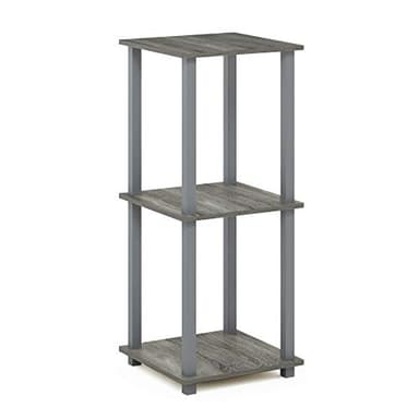 Furinno Simplistic Set of 2 End Table, French Oak Grey/Grey - Image 8