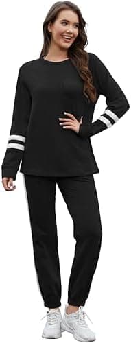 RUBZOOF Lounge Sets for Women 2 Piece Travel Sweatsuits Fall Outfits Loungewear Matching Clothing Set 2025 S-3XL - Image 4