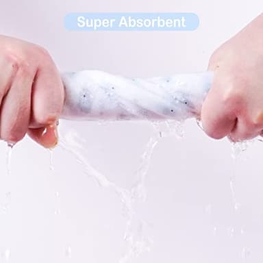 Viviland Baby Washcloths, 24Pack Baby Wash Cloths for Newborn, Baby Towels and Infant Bath Face Washcloths for Boys Girls Super Soft Absorbent, Gentle on Sensitive Skin Body, 9x9 Blue Elephant - Image 3