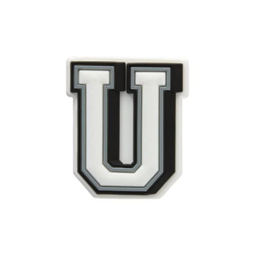 Crocs Jibbitz Letter Shoe Charms | Jibbitz for Crocs, Letter U, Small - Image 1