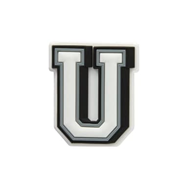 Crocs Jibbitz Letter Shoe Charms | Jibbitz for Crocs, Letter U, Small - Image 1