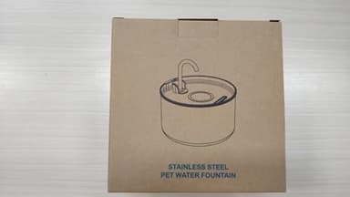 AOOGITF Cat Water Fountain + 6 Filters + 3 Sponges, 304 Stainless Steel Pet Water Fountain, 24 Hours Keep The Water Clean, 74oz Capacity, Ultra-Quiet, No Sputter, Compact, Easy Cleaning - Image 9