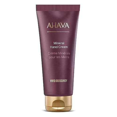 AHAVA Mineral Hand Cream Vivid Burgundy - Luxurious cream for thirsty hands for deep relief & nourishment, maintains smooth & supple hands, with exclusive Dead Sea Mineral blend Osmoter, 3.4 Fl.Oz - Image 1