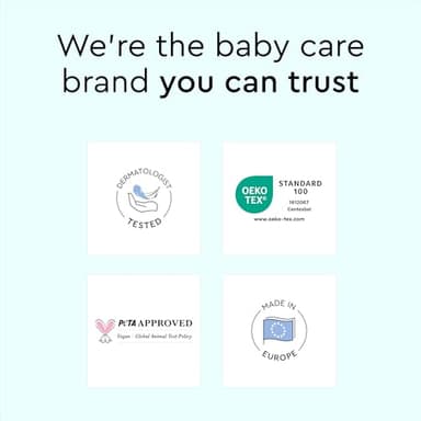 LILLYDOO Baby Diapers - Size 2 (9-18 lbs), Half-Monthly Supply (102 Count), Leak Protection, Skin-Friendly, Ultrasoft, Perfume- & Chlorine-Free, Hypoallergenic, Dermatologist Tested, Oeko-TEX® - Image 9