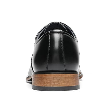 Bruno Marc Men's Lace Up Soft Cap-Toe Formal Dress Shoes,Size 10,Black,Louis_2 - Image 5