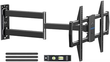 MOUNTUP Corner TV Wall Mount for Most 42-75 Inch TVs with 32” Long Extension, Long Arm TV Mount, Full Motion TVs Mount Swivel Articulating Mounts, MAX VESA 600x400mm, Holds up to 99 lbs MU0076 - Image 3