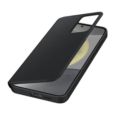 Samsung Galaxy S24+ Plus S-View Wallet Phone Case, Protective Cover with Smart Small Screen View, Finger Tap Control, Slim Design, Card Holder Pocket, US Version, EF-ZS926CBEGUS, Black - Image 4