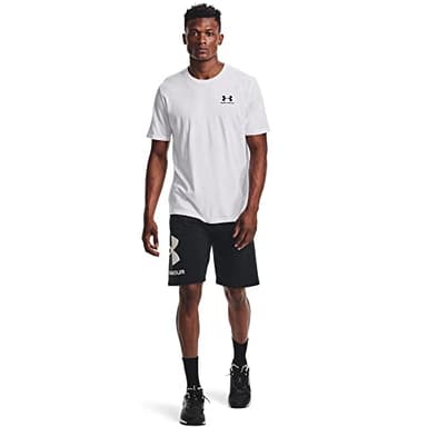 Under Armour Men's UA Sportstyle Left Chest Short Sleeve Shirt XLT White - Image 6