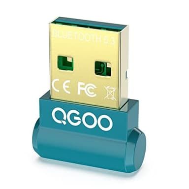 USB Bluetooth Adapter for PC - QGOO Bluetooth Dongle 5.3 EDR, Wireless Receiver for Desktop Computer Laptop 5.3-V35.646.05 Green05 - Image 7