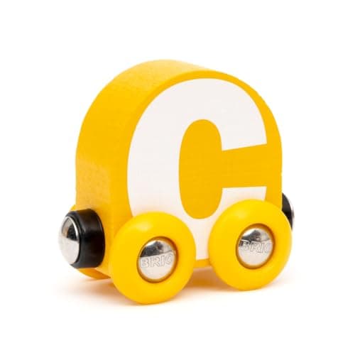 BRIO – Letter Train C | Wooden Train Set Accessory Toy for Kids Age 2 Years Up - Image 1