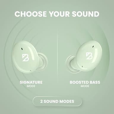 Back Bay Audio Tempo 30 Wireless Earbuds for Small Ears - Award-Winning Sound, Sweatproof Bluetooth Earbuds, Comfortable Ear Buds for Women, Green Earphones Small Ear Canals, Long Battery Headphones - Image 5