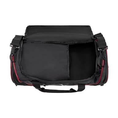 PUMA Evercat Contender Duffel Bag, One Size, Black/Red - Image 4