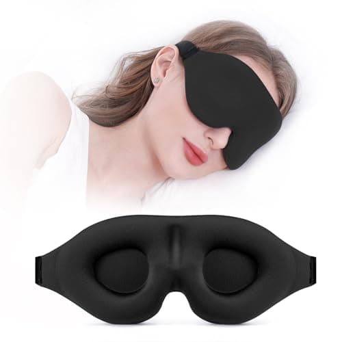 YIVIEW Sleep Mask for Side Sleeper, Complete Light Blocking 3D Sleeping Eye Mask, Soft Breathable Eye Cover for Women Men, Relaxing Zero Pressure Night Blindfold - Image 1