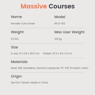 WONDER CORE SMART, Ab Workout Equipment, Sit Up Machine & Exercise Equipment, Ab Crunch Machine for Stomach Workout, Ab Core Trainer Abdominal Machine, Fitness Equipment for Home Gym (Green) - Image 11