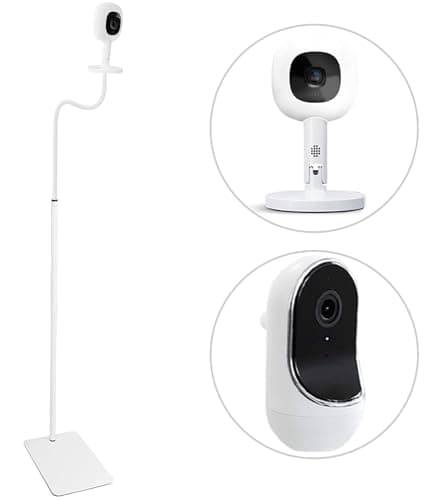 67" Adjustable Height Baby Monitor Floor Stand Holder for Nanit Pro Smart Monitor & Flex Stand,Owlet Cam/Cam 2 /Owlet Duo 2, Baby Monitor,Also Cameras with 1/4 Thread Connection - Image 1