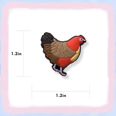 12Pcs Chickens Shoe Charms for Croc Clogs Decoration, Chick Shoe Decoration for Adults Teen - Image 2