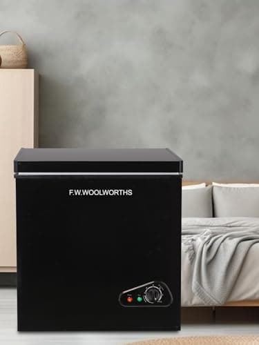F.W.WOOLWORTHS 5.0 Cu.Ft Chest Freezer, Deep Freezer Adjustable 7 Thermostat, Compact Freezer with Removable Basket for Kitchen, Home, Office, Basement, RVs-Black - Image 7