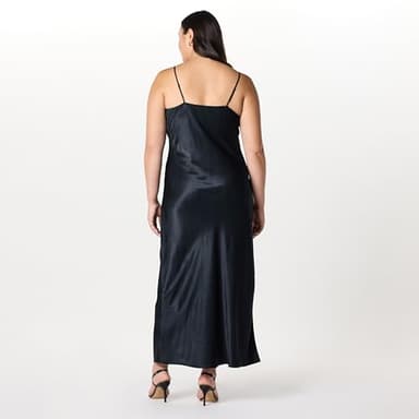 The Drop Women’s Lana Maxi Slip Dress, Black, XL - Image 6