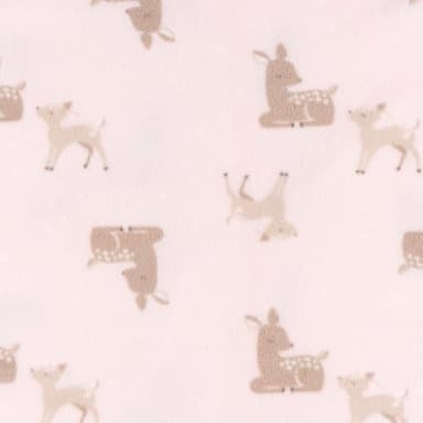 Gerber Baby Girls' Toddler Loose Fit Flame Resistant Fleece Footless Pajamas 3-Pack, Pink Deer, 18 Months - Image 8